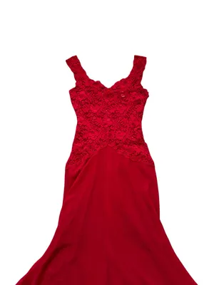 Vintage Victoria’s Secret Chiffon Lace Midi Slip Dress Romantic Feminine Boudoir thumbnail 3