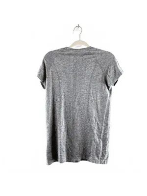 Lululemon Swiftly Tech Short-Sleeve Shirt Hip Length Heathered Gray Women's 10 thumbnail 3