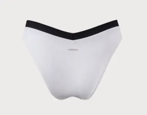 BERLOOK White Contrast Trim Triangle Bikini Top AND BOTTOM 55 thumbnail 10