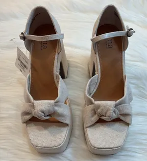 A.n.a Ivory Platform Heels thumbnail 1