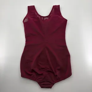 Wine Red Lace Shapewear Bodysuit Size L thumbnail 5