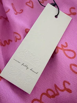 Never Fully Dressed Plus Love Print Wrap Mini Dress Pink & Red Sz 18 NWT thumbnail 9