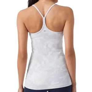 Lululemon Power Y Tank Everlux Incognito Camo Alpine White Multi Size 8 Tank Top thumbnail 2