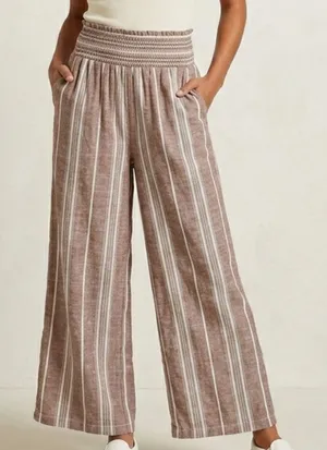 Rewash Linin Stripe Side Boho Pants thumbnail 1