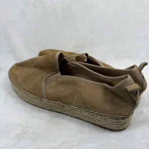 Sam Edelman Khloe Tan Suede Espadrille‎ Platform Slip On Flats 10M thumbnail 7