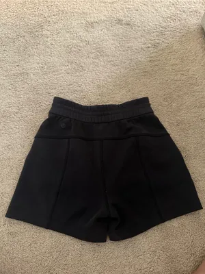 lululemon athletica Black Athletic Pull-On Shorts Softstreme material thumbnail 4