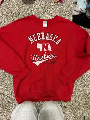 Gildan Vintage Nebraska Sweatshirt thumbnail 1