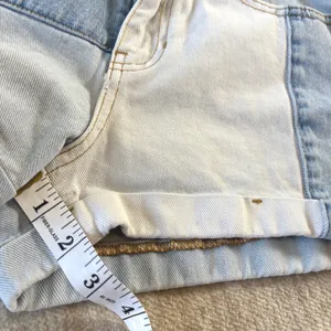 PacSun Patchwork Mom Short‎ Women 24 Colorblock High Rise Cotton Denim Festival thumbnail 9