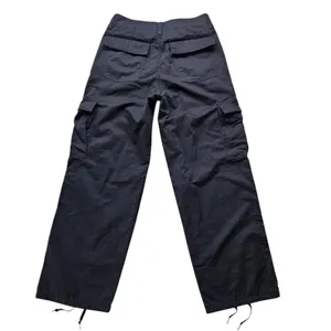Levis 94 Baggy Cargo Pants Womens 27 Black Wide Leg Skater Paratrooper thumbnail 8