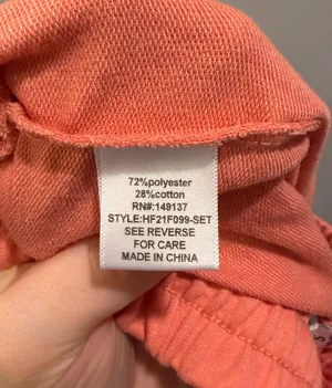 HYFVE Drawstring Waist Oversized Lounge Shorts Coral thumbnail 12