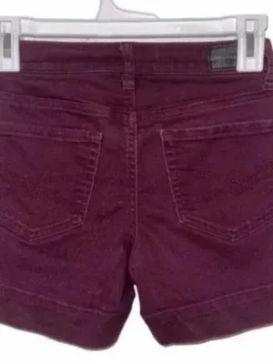 Aeropostale Maroon Midi Shorts thumbnail 3