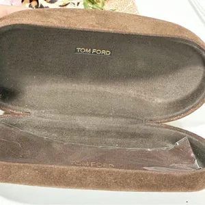 TOM FORD Sunglasses Case Only Clamshell Velvet Brown Hardcase Small‎ thumbnail 2