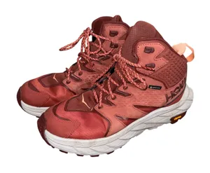 Hoka Anacapa Mid GTX Women 8B Hot Sauce Red Good Waterproof Hiking Boots 1119372 thumbnail 1