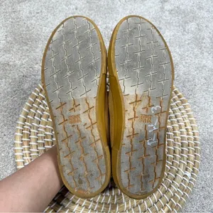 Frye Women’s Ludlow Low Top Yellow Canvas Lace Up Sneaker Shoes Size 8 thumbnail 9