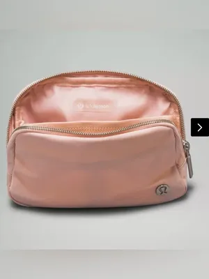 Lululemon NWT Everywhere Belt Bag blush pink Reflective Strap 1L thumbnail 5