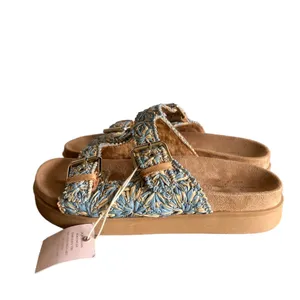 Mila Paoli NEW Women's Woven 2 Strap Buckle Sandal Size 8 #B1947 thumbnail 6