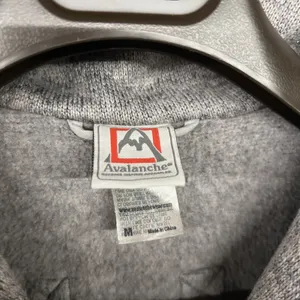 Avalanche Alterra Fleece Jacket Womens Size Medium M Gray Hooded Full Zip thumbnail 3