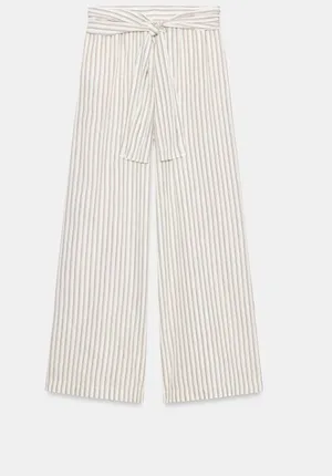 ZARA Pants Linen thumbnail 1