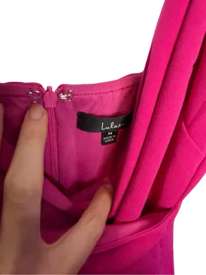 ✨ Lulus Draped Surplice Mini Dress Size M‎ ✨ thumbnail 5