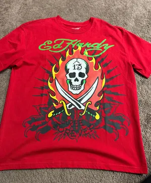 Ed Hardy graphic tee thumbnail 1