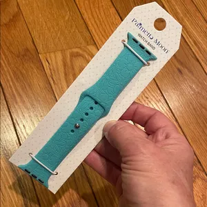Palmetto Moon Floral Teal Watch Band thumbnail 1