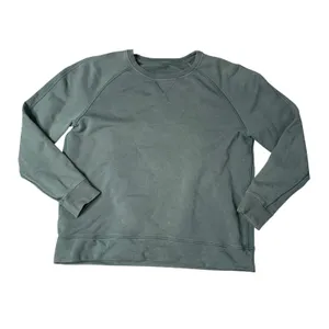 Lululemon Just Pleat It Crewneck Women Size 10‎ Green Good Raglan Sweatshirt thumbnail 4