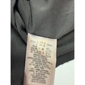 Elie‎ Tahari Women's Black Blue Tweed Dress Zipper Front Short Sleeve thumbnail 6