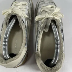 Madden Girl Silver Metallic Lace-Up Sneakers - Women's Size 8.5M thumbnail 6