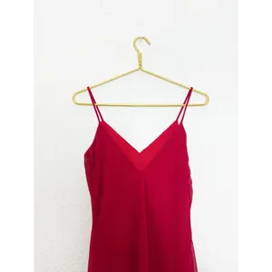 Vintage Y2K Red Beaded Asymmetrical Hem Midi Dress Medium Fairy Whimsigoth 90s thumbnail 11