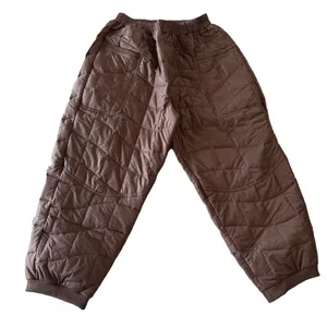 Women's Pull On Quilted Puffer Winter Pants with Front Pockets Size XL #26071 thumbnail 3