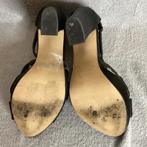 Steven by Steve Madden Haylow Black T-Strap Platform Heels Size 7 thumbnail 9