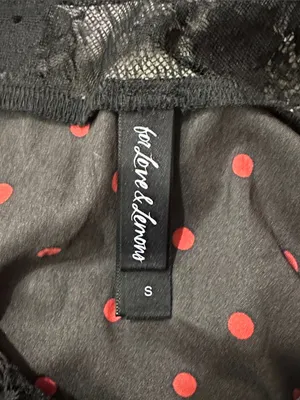 For Love & Lemons Melrose Robe Dress Polkadot Size Small thumbnail 7