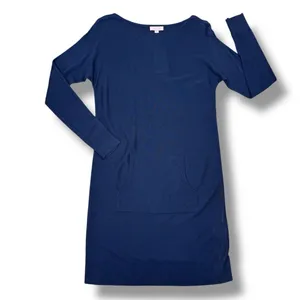 Lilly Pulitzer Jupiter Knit Sweater Shift Dress Navy Blue‎ XS Long Sleeve thumbnail 13