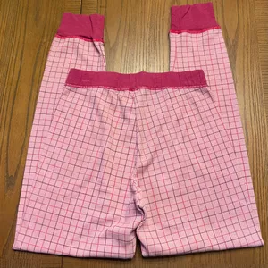 Free People‎ Intimately Chill Evening Pink Plaid Pajama Lounge Pants Size XS thumbnail 7