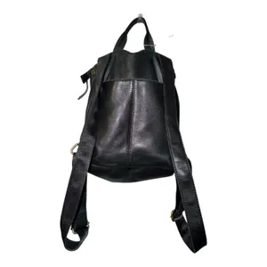 American Leather Co. Black Leather Backpack thumbnail 2