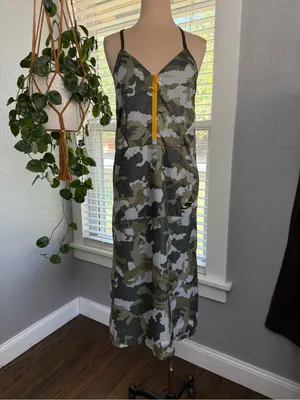 Nike NSW Woven Camo Dress Size XS Sporty thumbnail 5