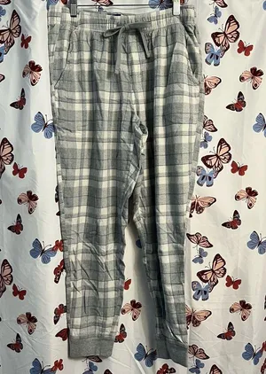 ❗️clearance last chance❗️ Plaid PJ joggers thumbnail 1