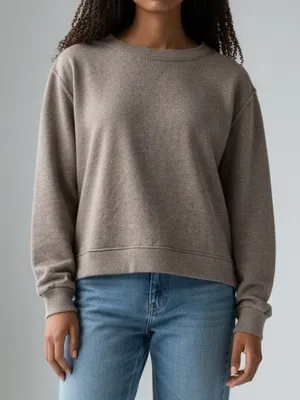Inhabit wool alpaca sweater beige small Brown thumbnail 1