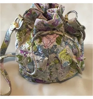 Vera Bradley | retired 2011 watercolor bucket bag thumbnail 1
