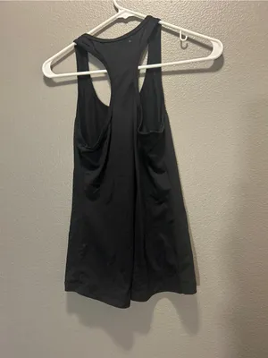 Black Racerback Activewear Tank Top - Size XS/S (14" Pit to Pit) thumbnail 2