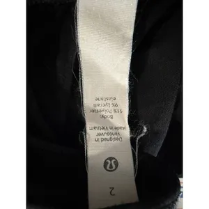 Lululemon‎ Essential Tank Pleated Back Black Size 2 thumbnail 6