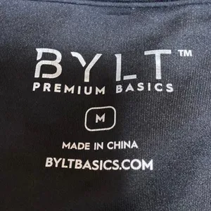 BYLT Women's Black Long Sleeve Collared V-Neck Sweatshirt Sweater Top Size M thumbnail 3