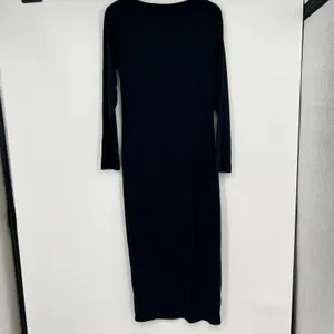 The Group Babaton by Aritzia black pullover square neck dress long sleeve sz XL thumbnail 3