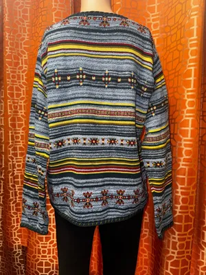 Fiorlini International Medium Pullover Sweater Like New Cozy Top thumbnail 4