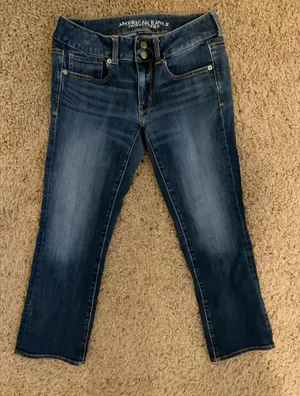 American Eagle Artist Crop Womens Jeans size 6 thumbnail 1
