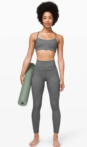 Lululemon Align Pant II 25" Mini Herringbone Heathered Black White / Black Sz 8 thumbnail 13
