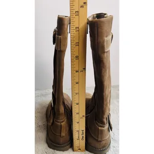 Gentle‎ Souls by Kenneth Cole Women's Buckled Up Moto Boot Size 7M Tan Brown thumbnail 7