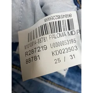 Mavi Paloma Women's Blue High Waisted Wide Leg Baggy Denim Jeans Size 25x31 thumbnail 8