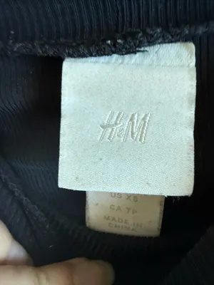 H&M Black Ribbed Bodysuit thumbnail 3