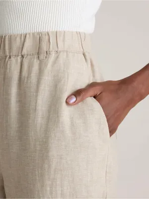 NWT Quince 100% European Linen Pants in Flax Size Medium thumbnail 2